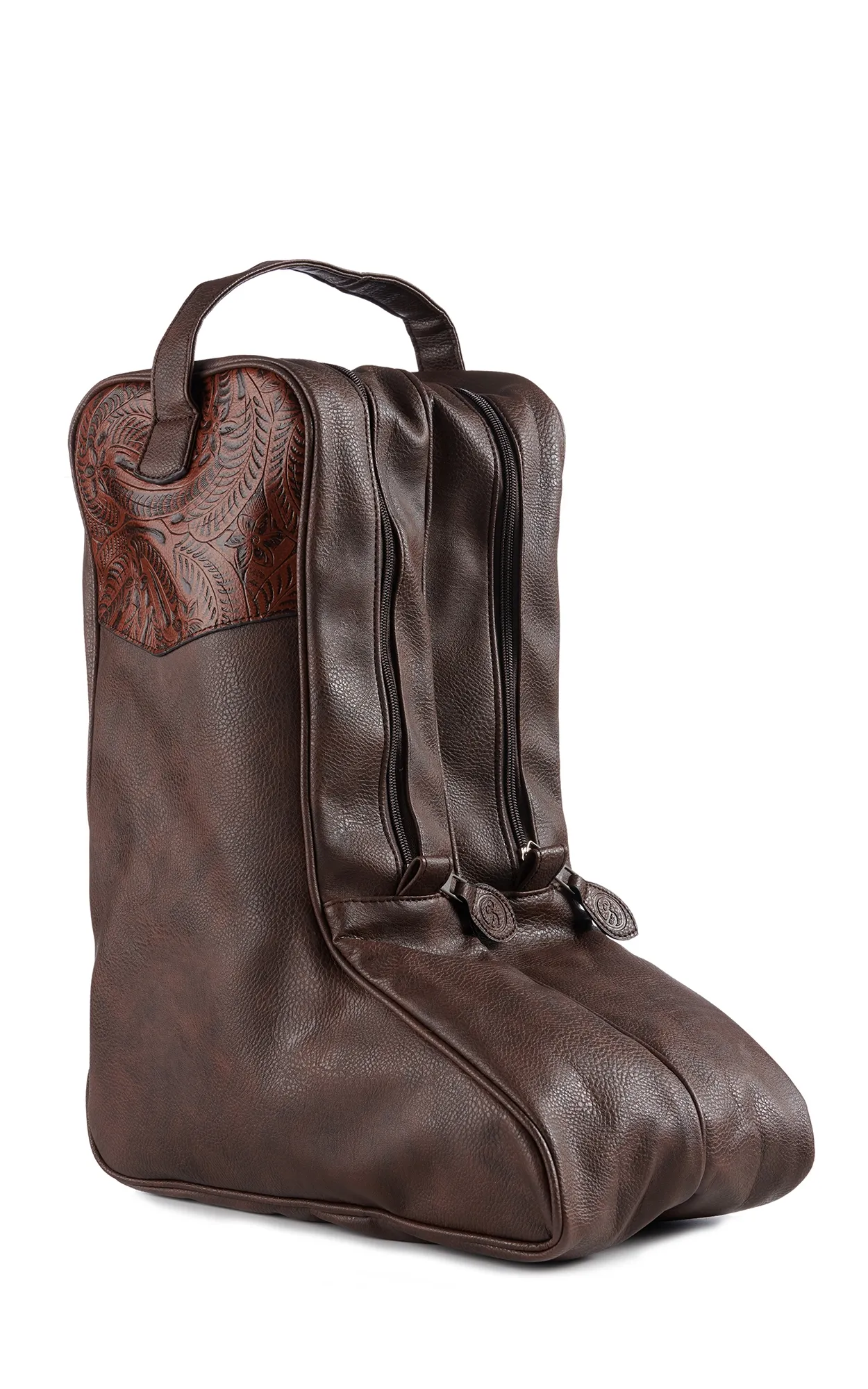 3D Belt Co Brown Boot Bag