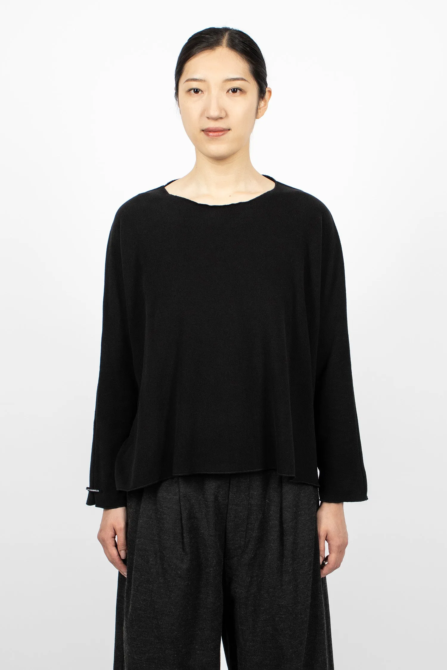 40_234 Boatneck Jumper Black