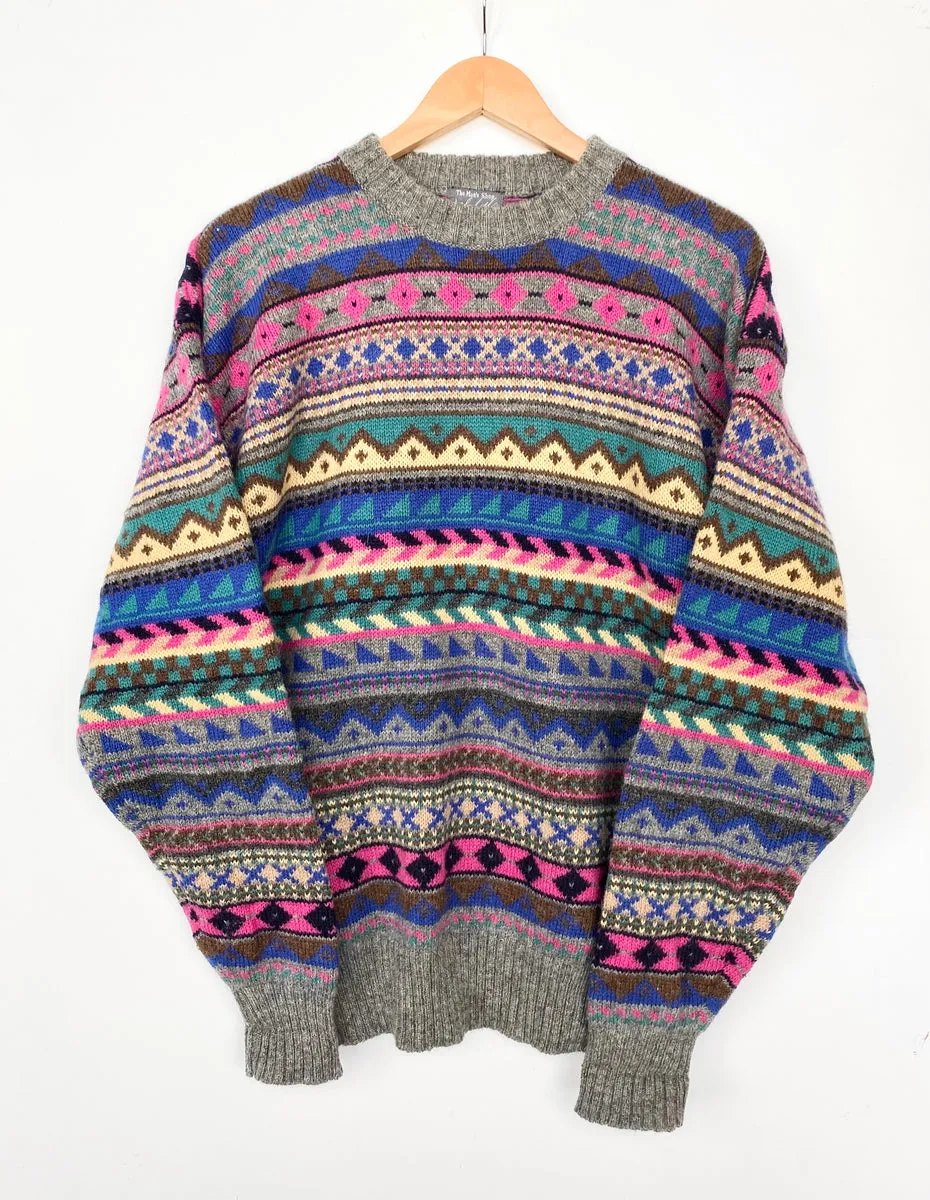 90s Grandad jumper (M)