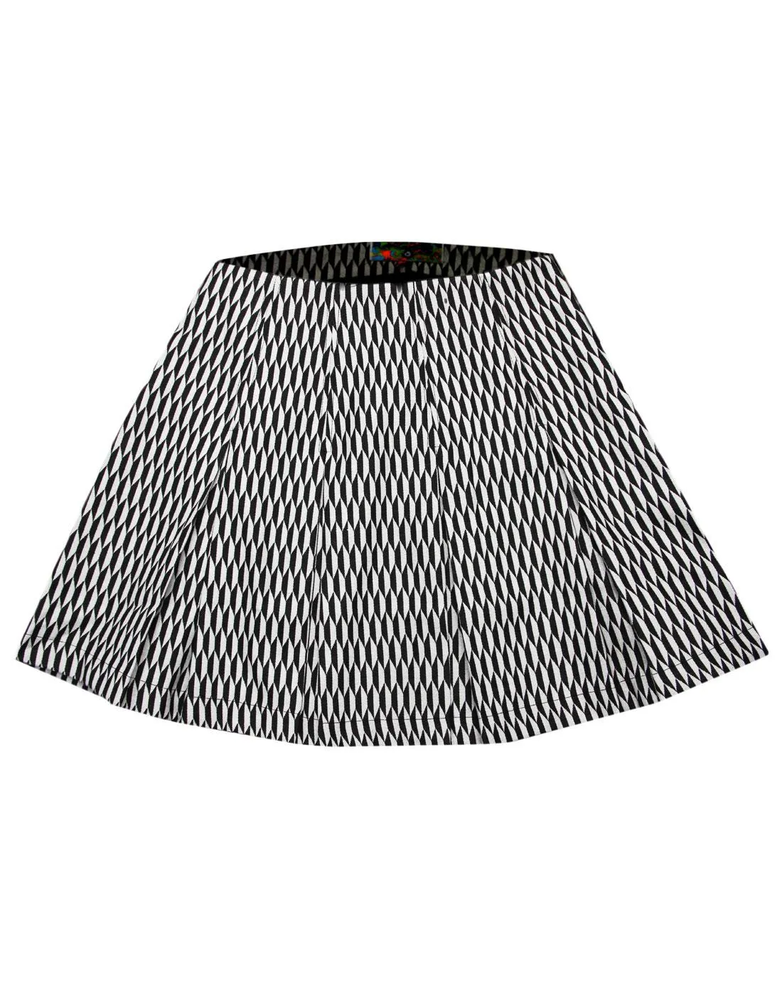 Ace MADCAP ENGLAND Mod Op Art Pleated Tennis Skirt