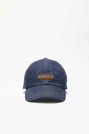 Acne Studios Denim Baseball Cap (Indigo Blue)