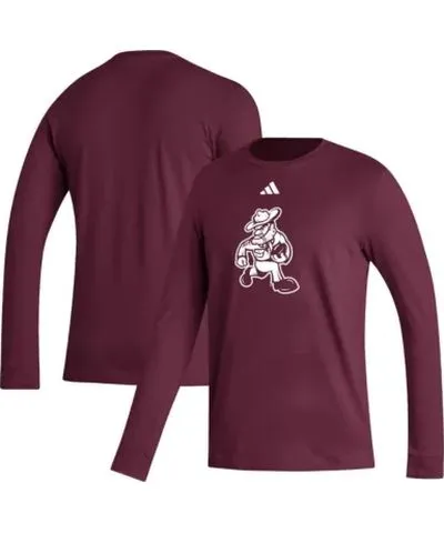 adidas Men's NCAA Texas A&M Aggies Ol' Sarge Football Long Sleeve T-Shirt