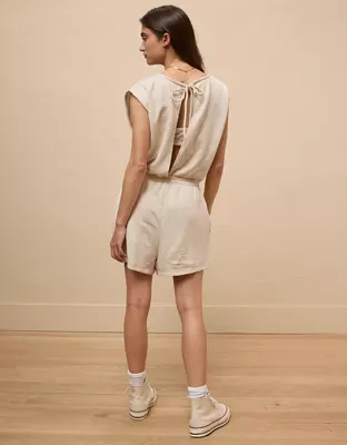 AE AE Fleece Crew Neck Romper