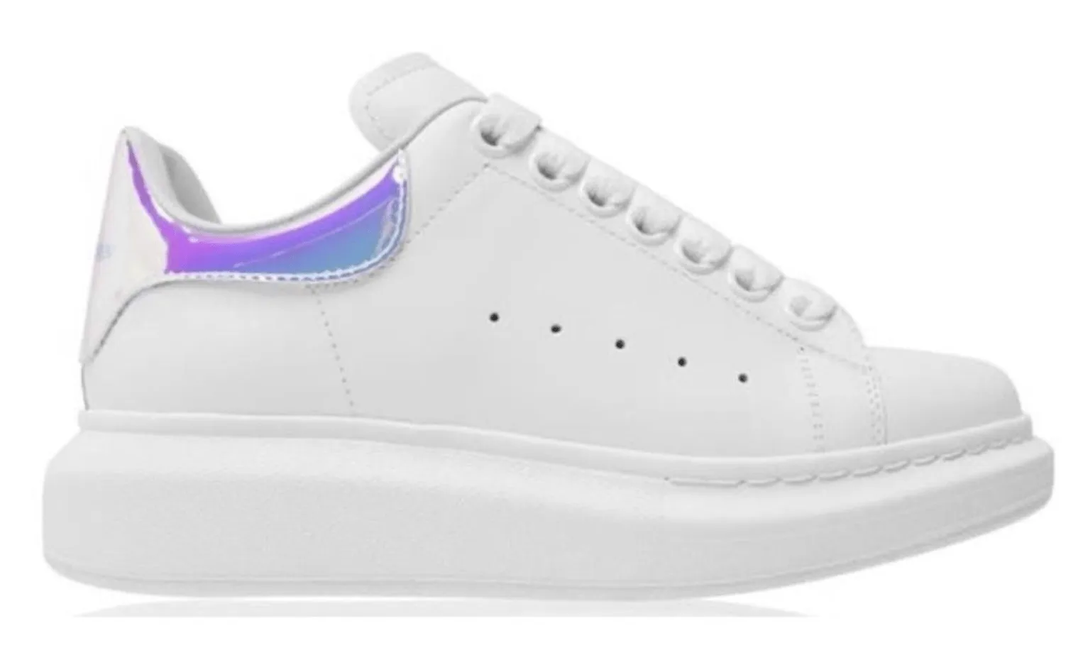 Alexander McQueen Oversized White Womans Trainers