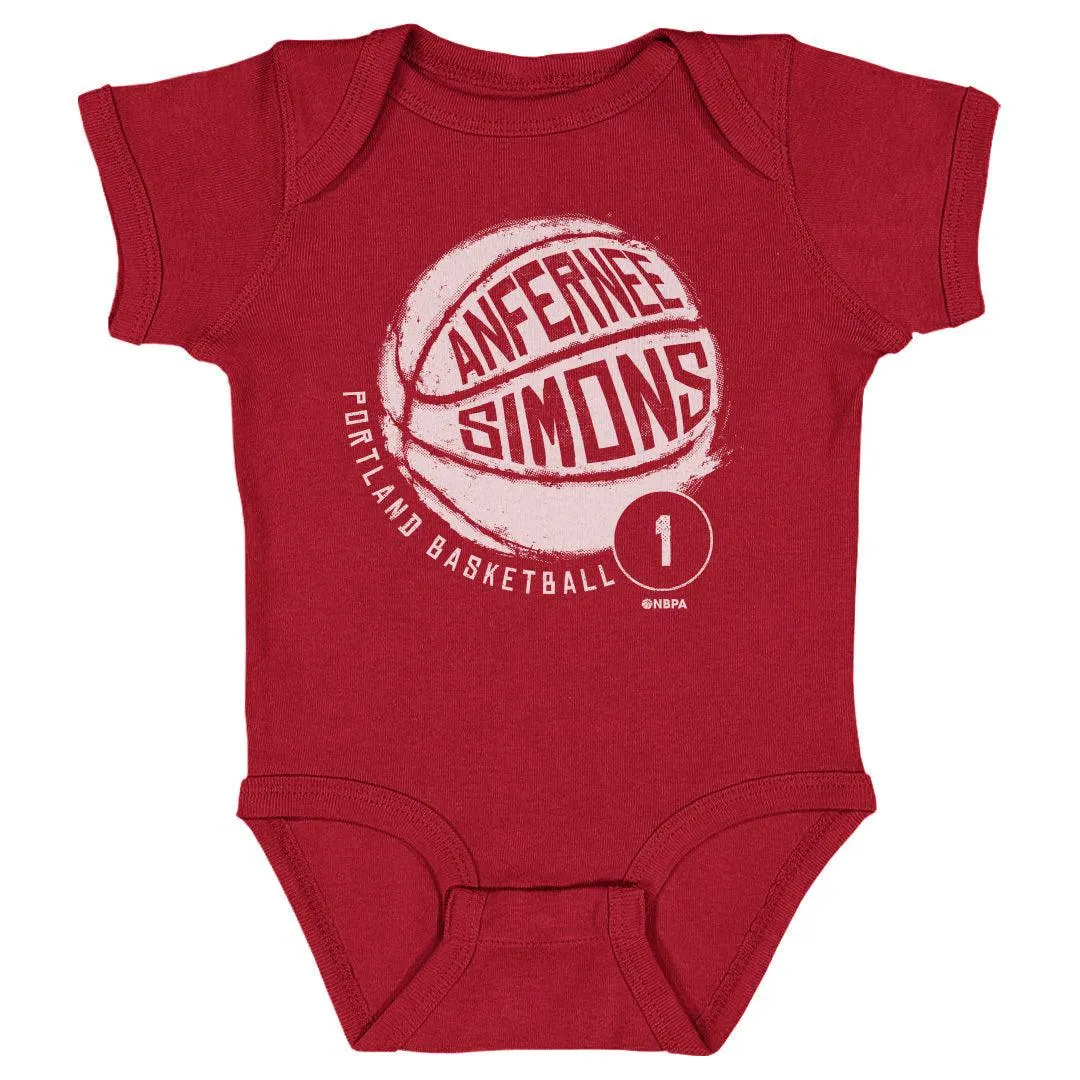 Anfernee Simons Portland Basketball Infant One Piece Creeper 