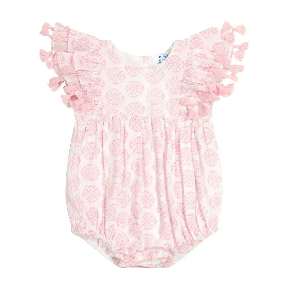 Anna Baby Romper Pink Star
