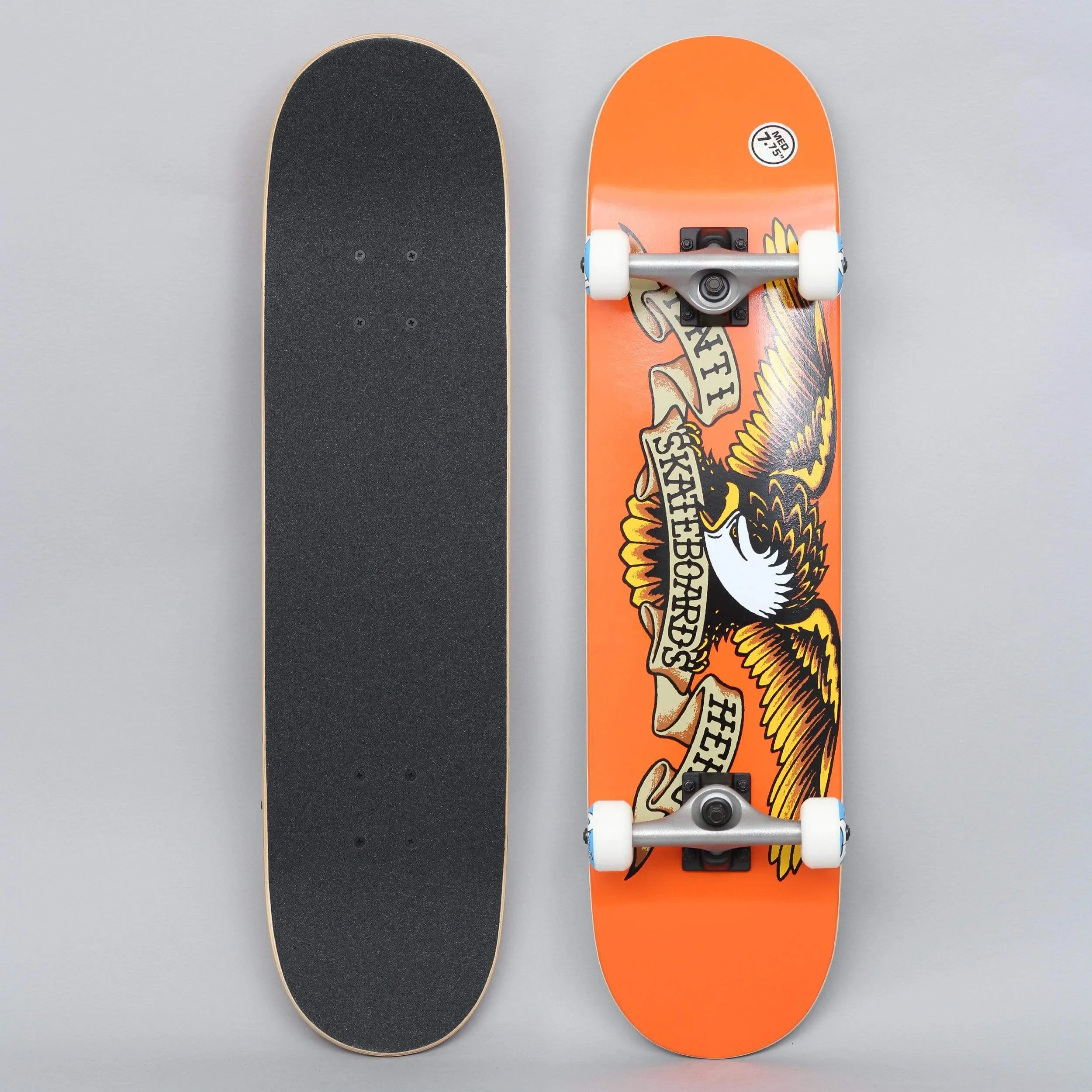 Anti Hero 7.75 Classic Eagle Medium Complete Skateboard Orange