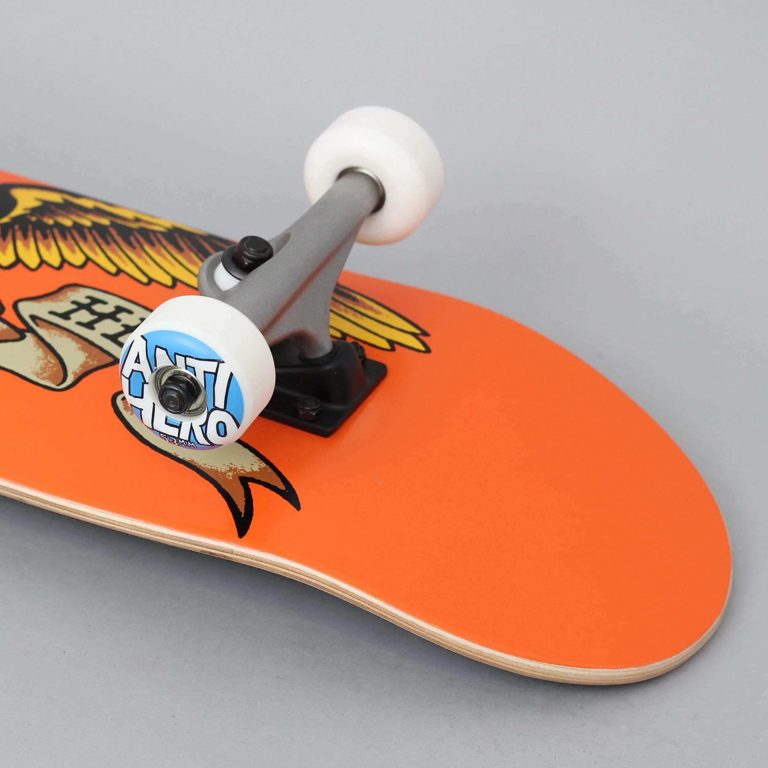 Anti Hero 7.75 Classic Eagle Medium Complete Skateboard Orange