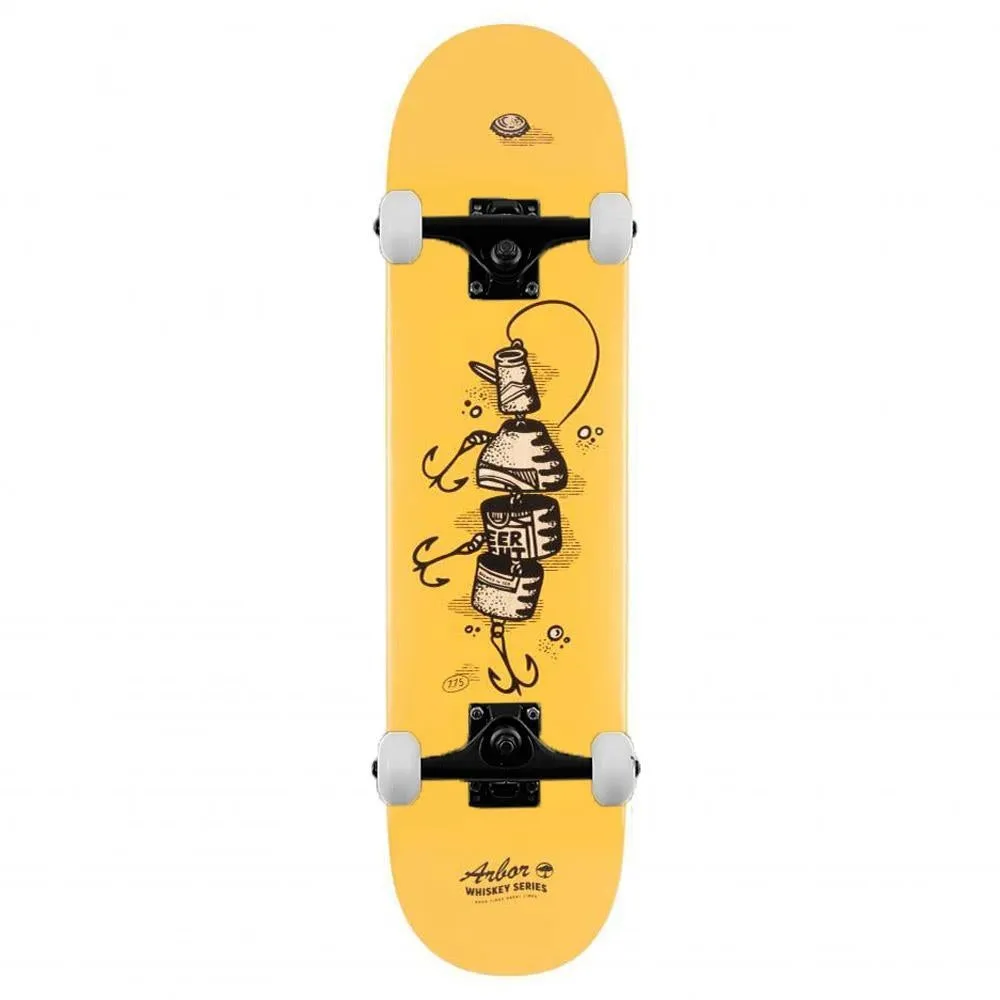 Arbor Complete Skateboard Whiskey 7.75 Upcycle Yellow 7.75