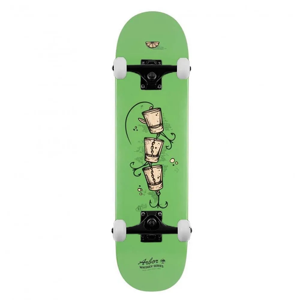 Arbor Complete Skateboard Whiskey 8.0 Upcycle Green 8