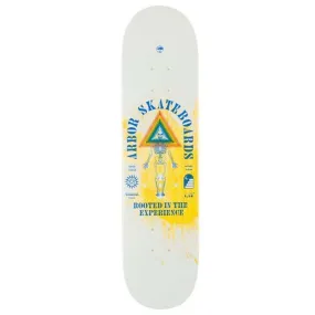 Arbor Skateboard Deck Whiskey 7.75 Experience White 7.75