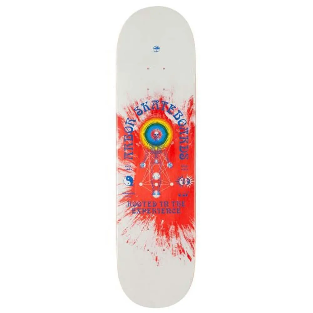 Arbor Skateboard Deck Whiskey 8.25 Experience White 8.25