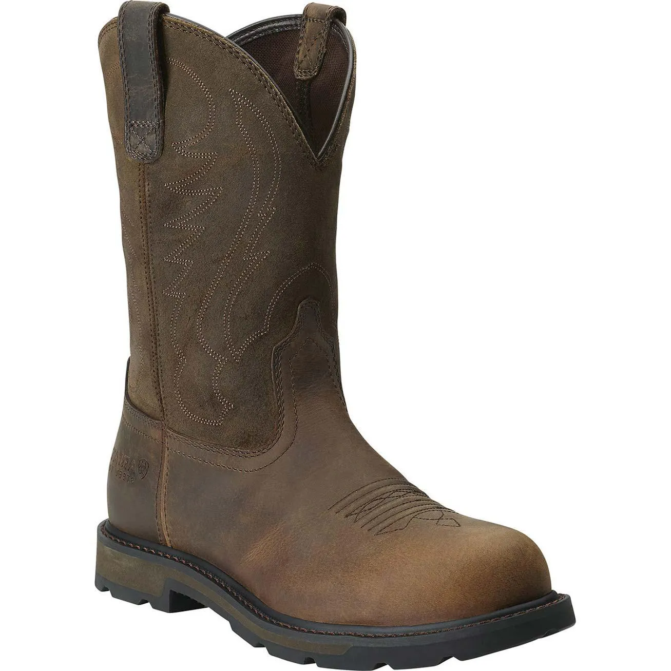 Ariat Groundbreaker Steel Toe Western Work Pull-On Boot