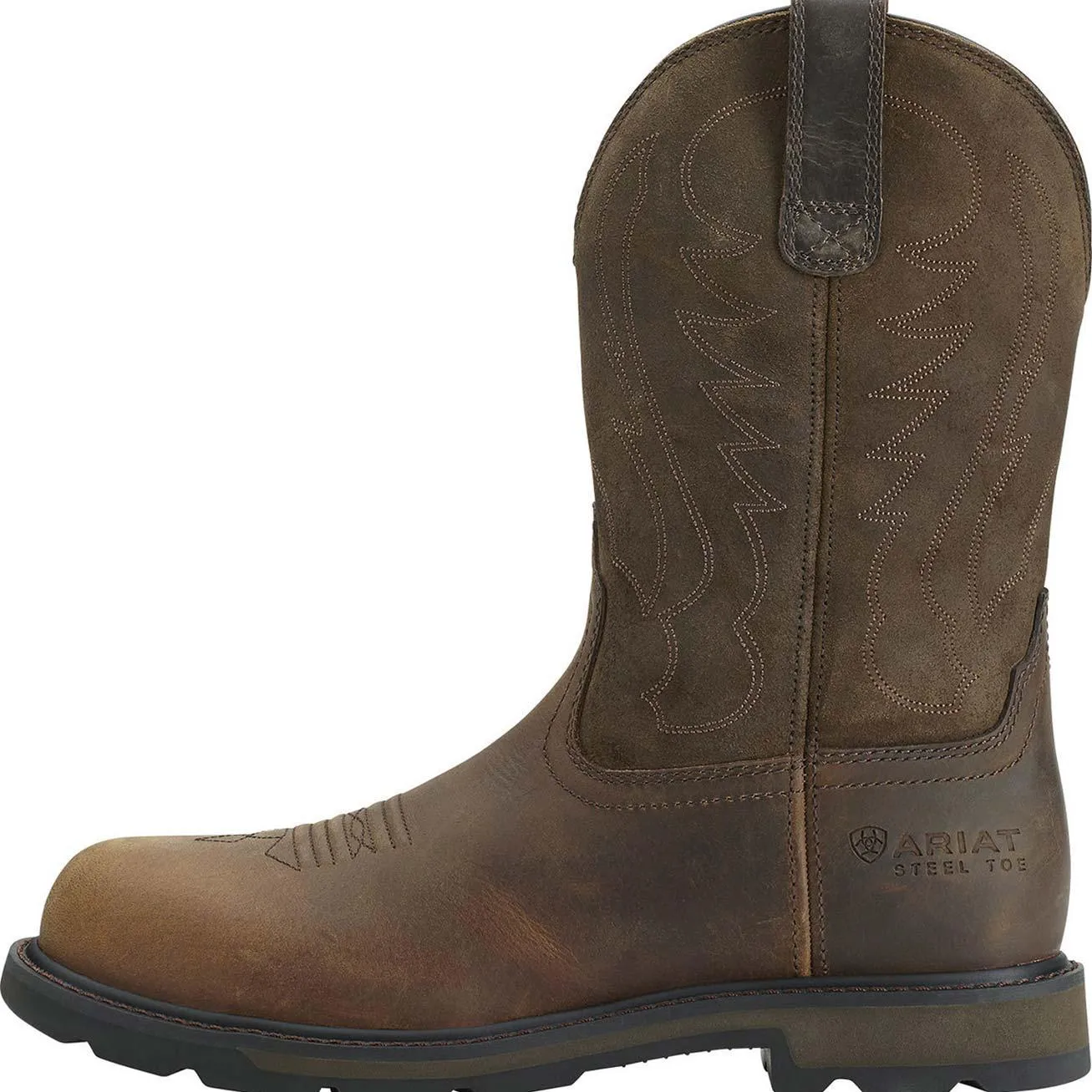 Ariat Groundbreaker Steel Toe Western Work Pull-On Boot