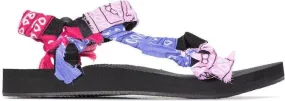 Arizona Love bandana-straps flat sandals Pink