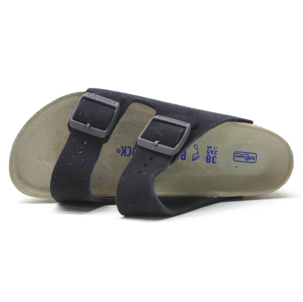 Arizona Suede Leather Unisex Slide Sandals