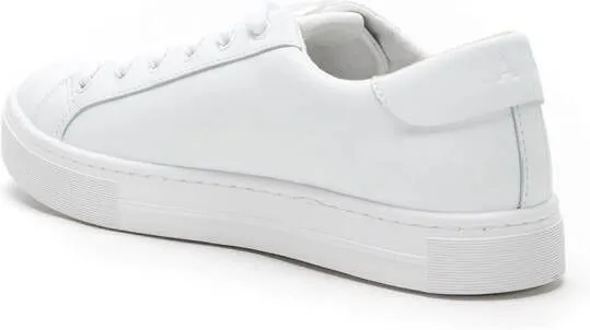 Armani Exchange logo-plaque lace-up sneakers White