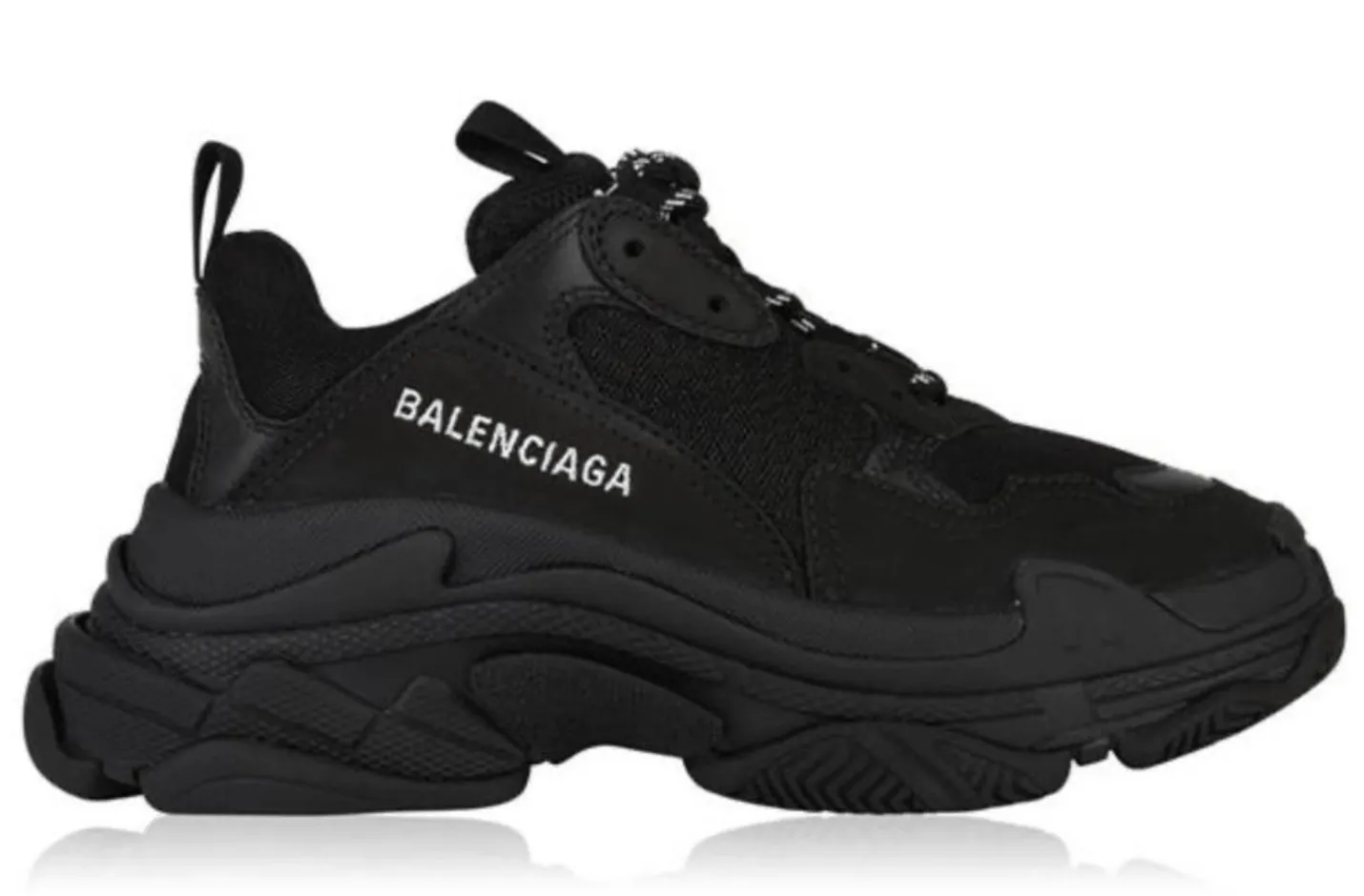 BALENCIAGA TRIPLE S BLACK WOMENS TRAINERS