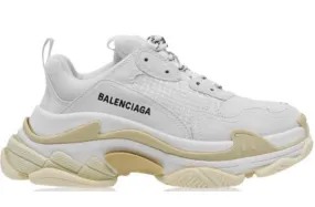 BALENCIAGA TRIPLE S WHITE WOMENS TRAINERS