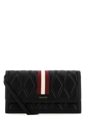 Bally Balck Leather Dafford Crossbody Bag