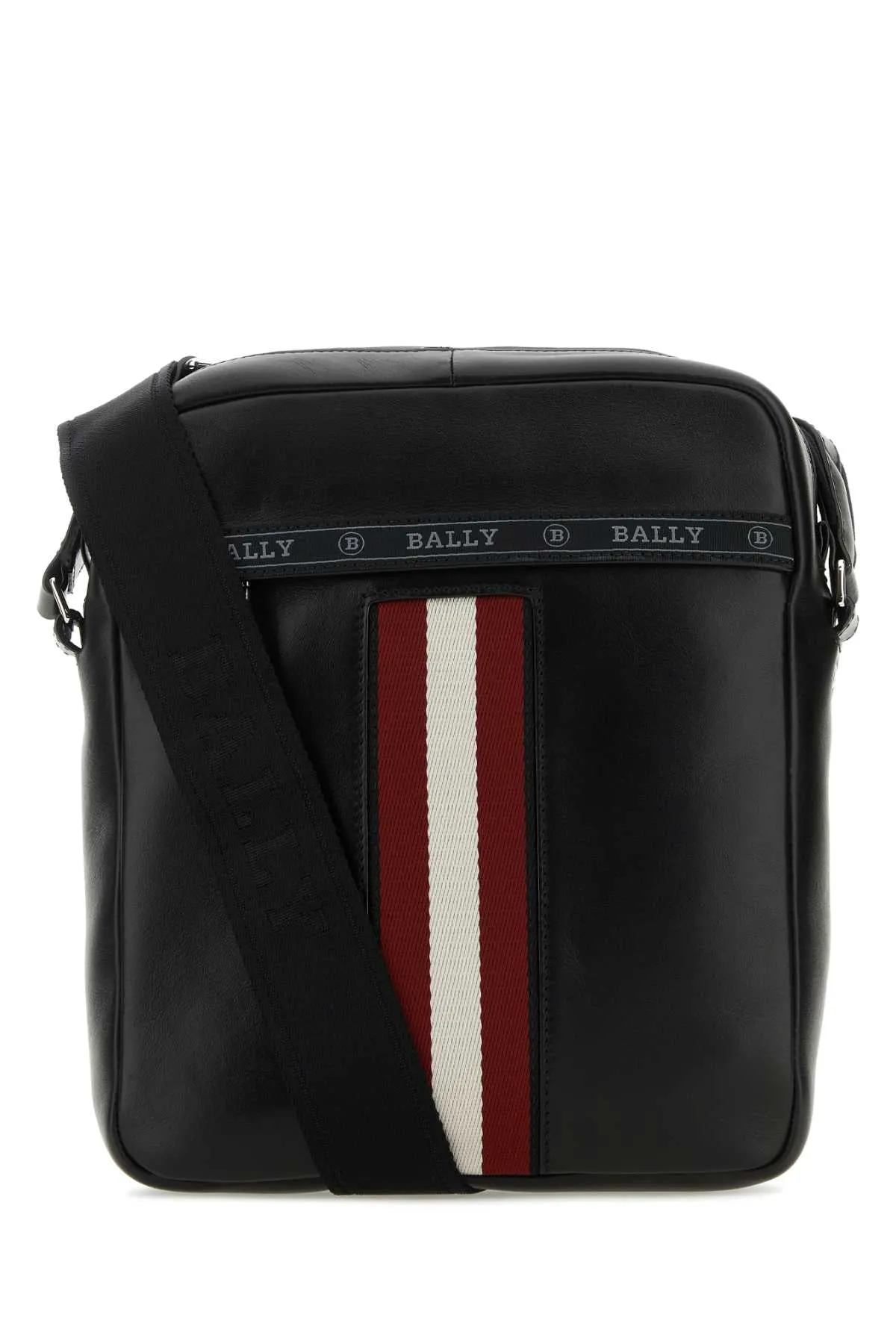 Bally Black Leather Holm Crossbody Bag