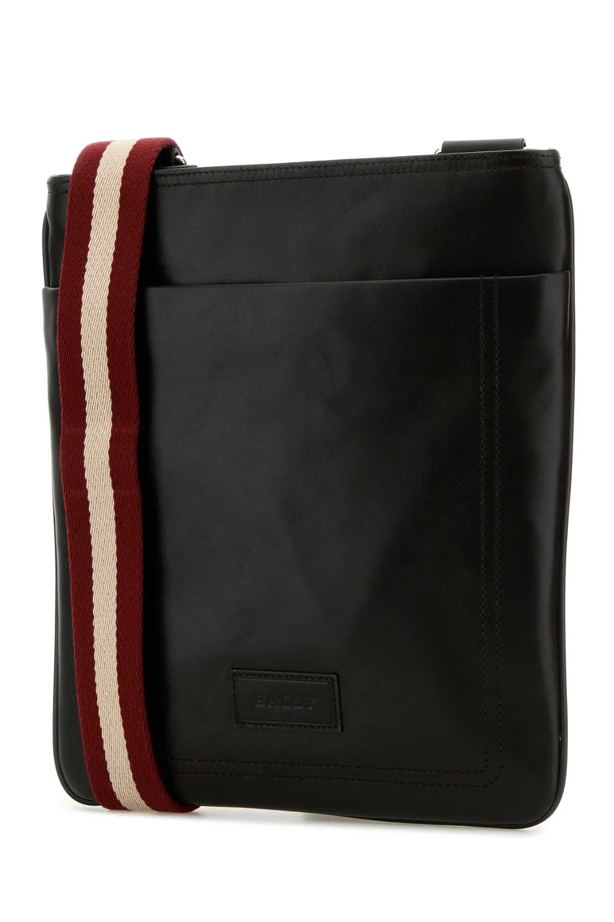 Bally Black Leather Torino Crossbody Bag