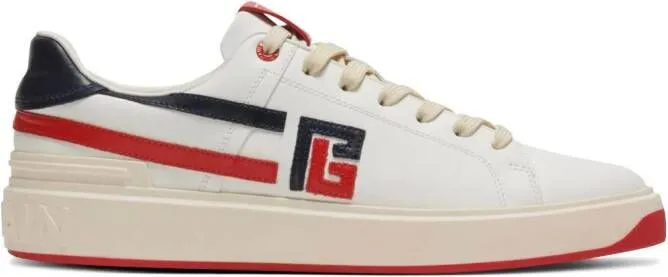 Balmain B-Court low-top sneakers White