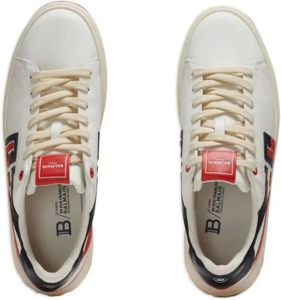 Balmain B-Court low-top sneakers White