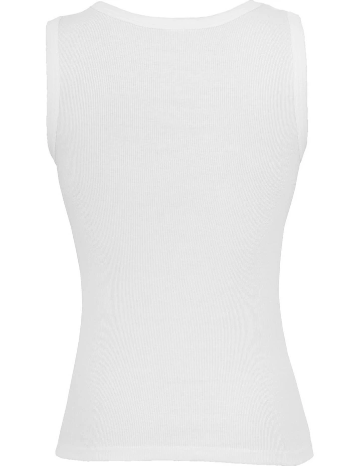 Basic Tank Top in White