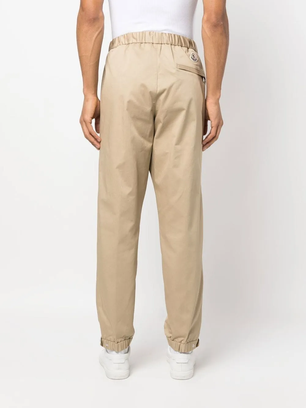 Beige Gabardine Trousers