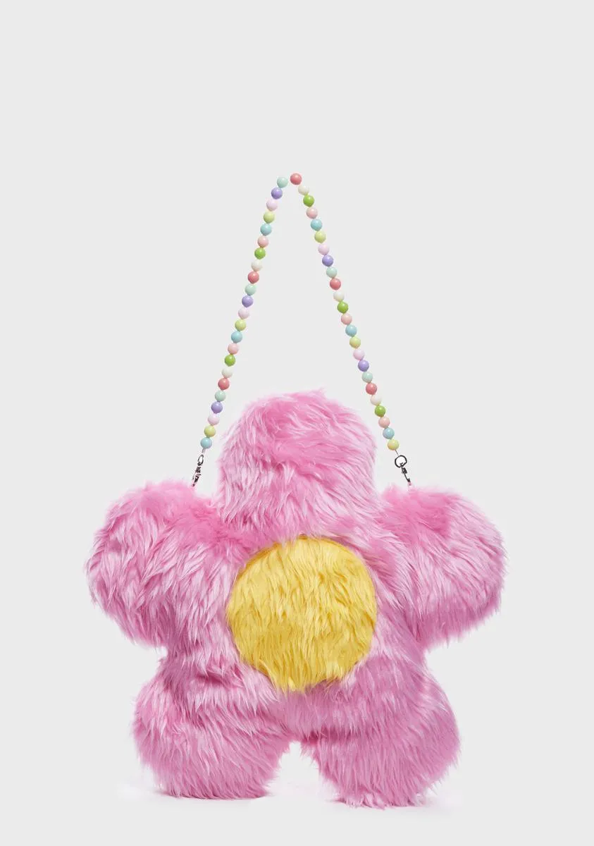 Big Furry Flower Bag-