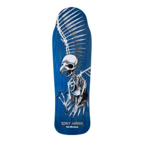 Birdhouse Old School Skateboard Deck Tony Hawk Full Skull 2 Blue 9.75