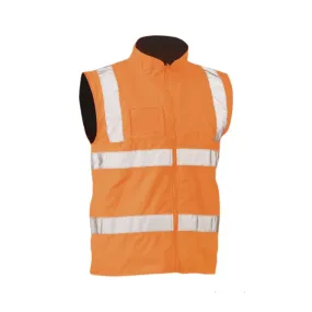 Bisley Taped Hi Vis Rail Wet Weather Vest BV0364T