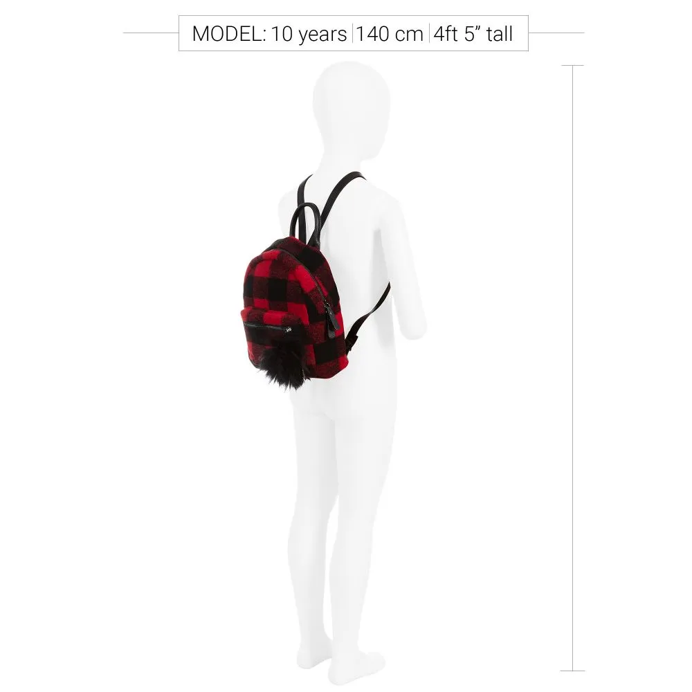 Black & Red Backpack (26cm)