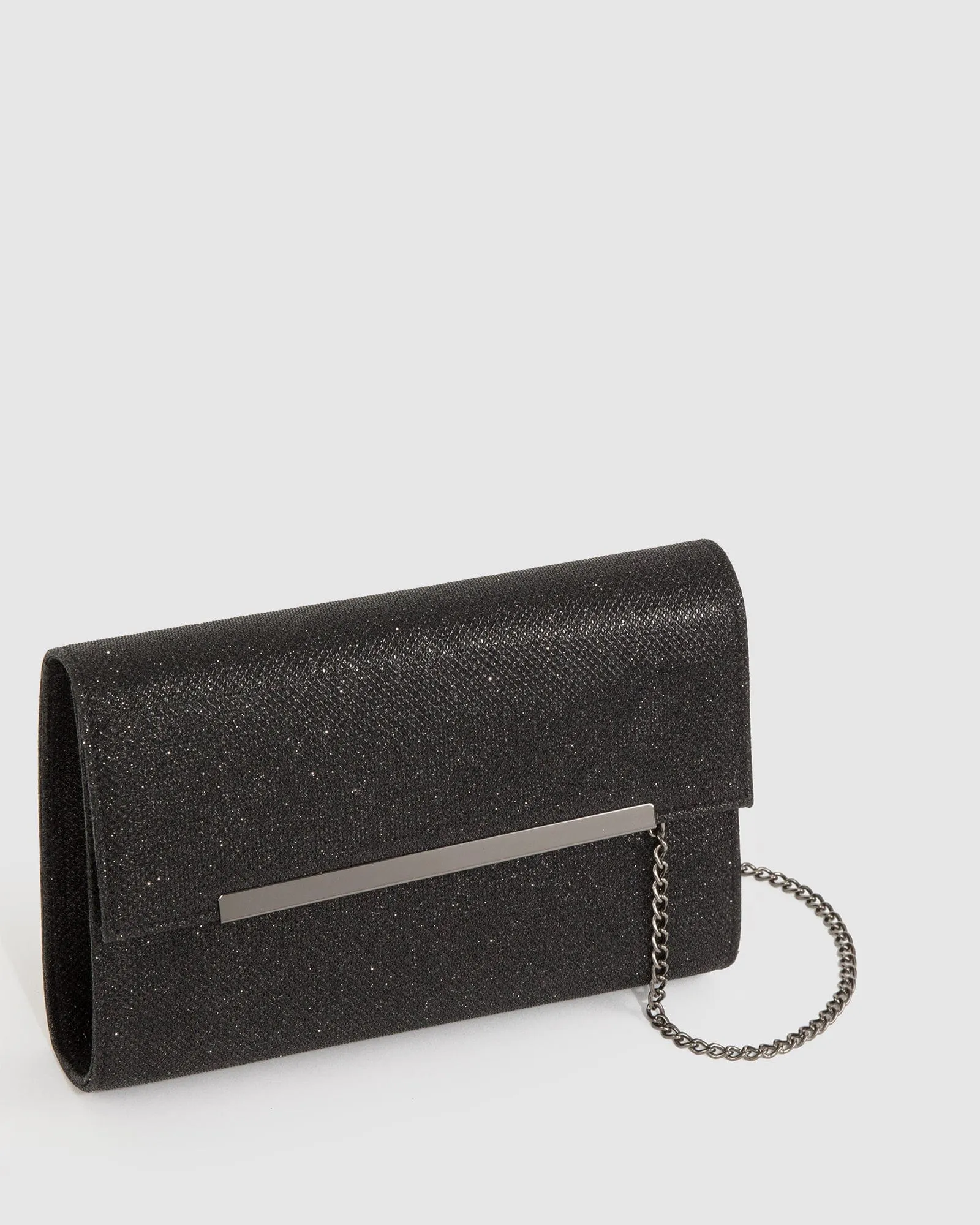Black Harriet Clutch Bag