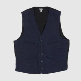 Black Sign Sashiko Vest