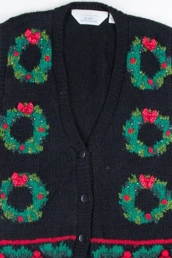 Black Ugly Christmas Vest 52470