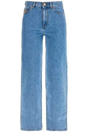 Blaze Milano Light Blue Cotton Jeans With Distinctive Embroidery