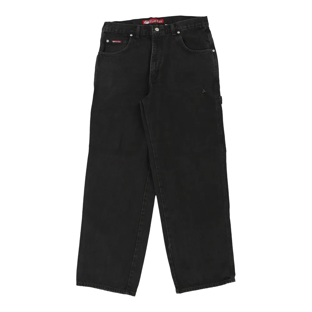 Blue Bay Carpenter Jeans - 32W 31L Black Cotton