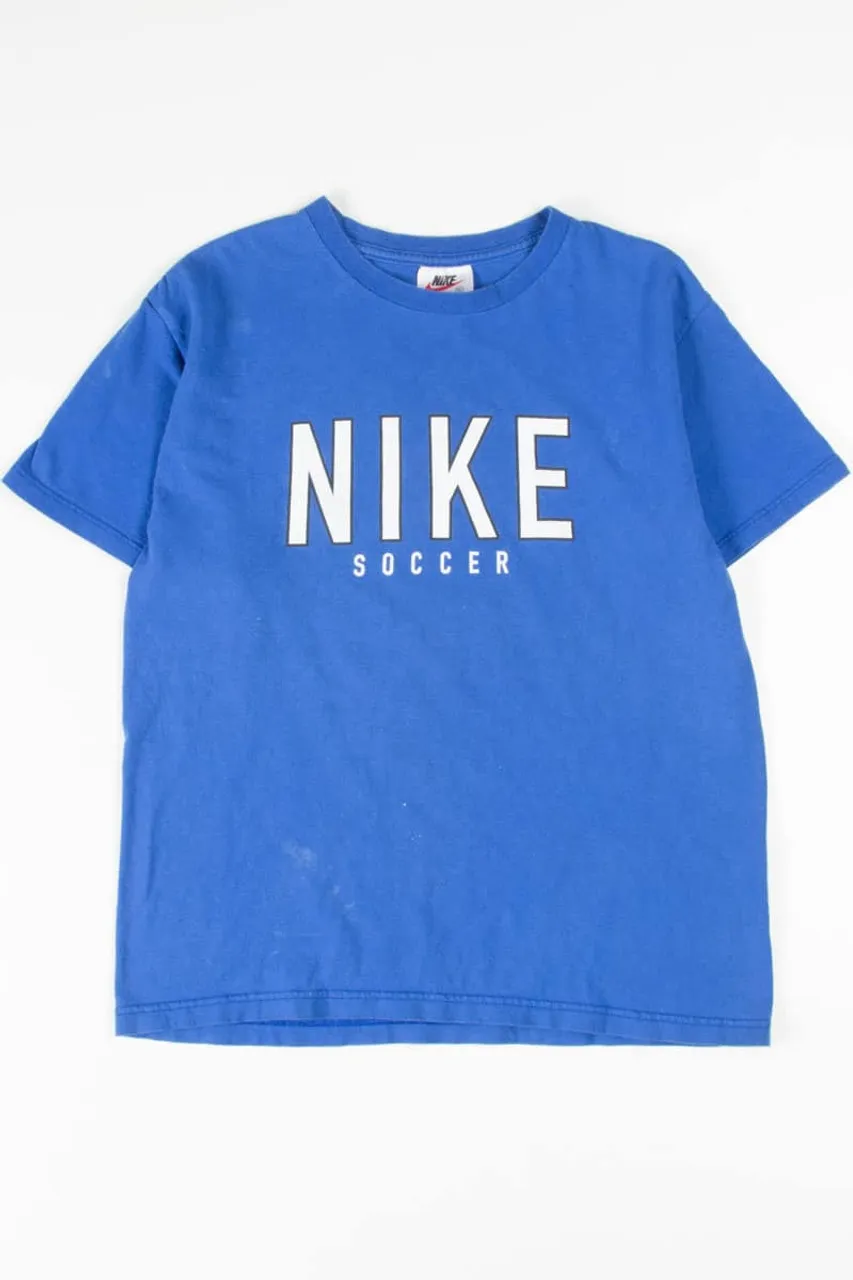 Blue Nike Soccer T-Shirt