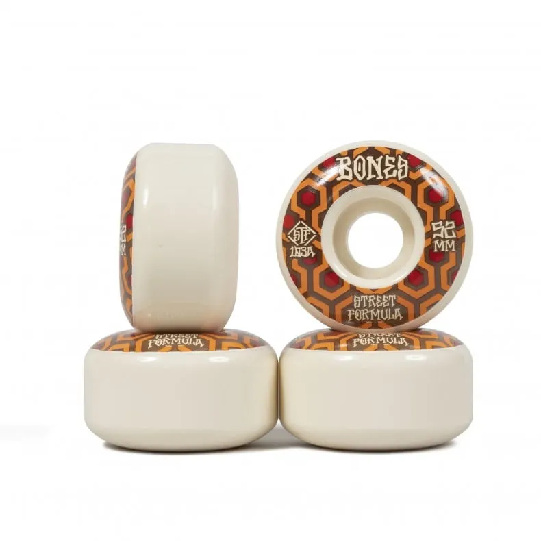 Bones STF Retros 103A V1 Wide Skateboard Wheels 52mm (White)