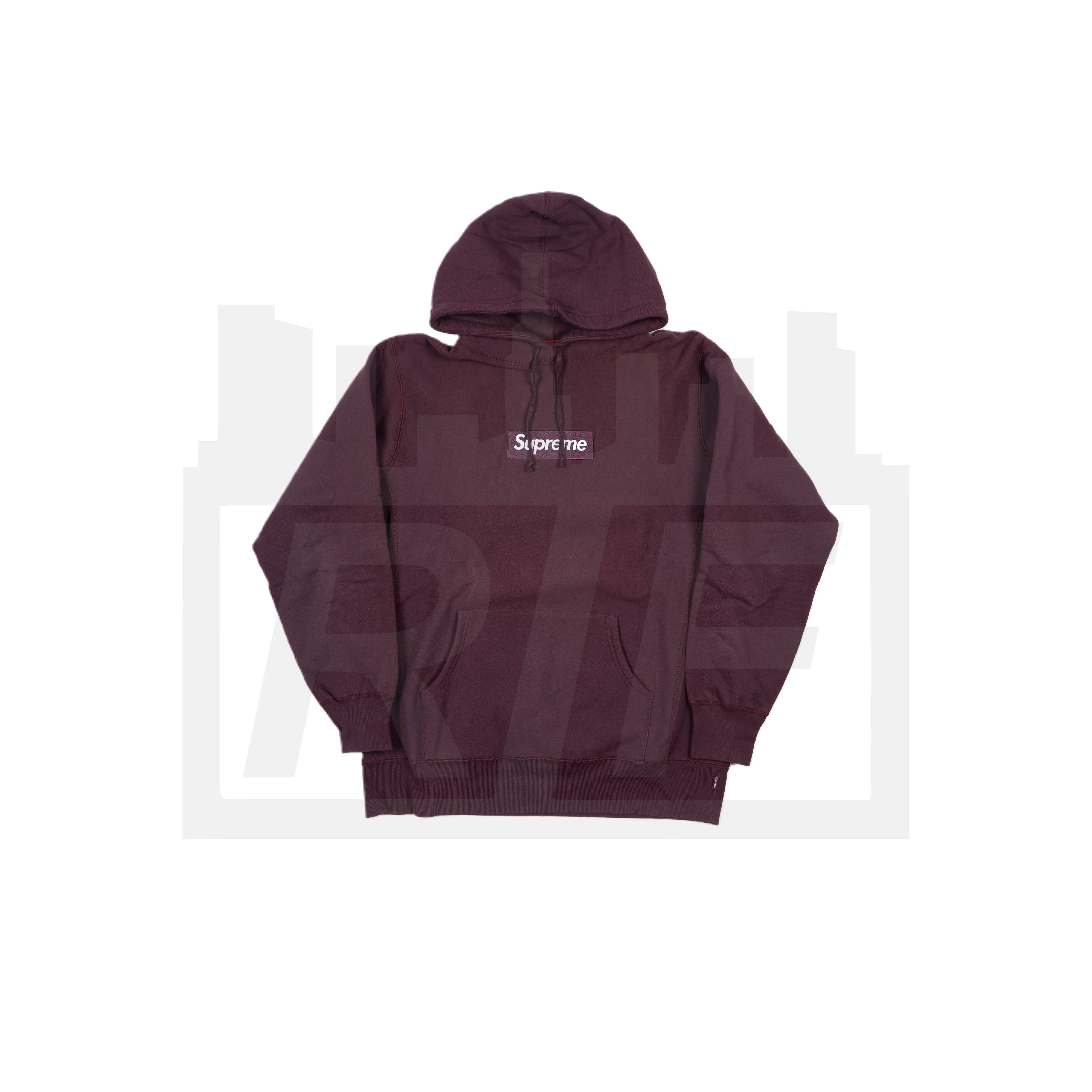 Box Logo Hoodie (F/W10) Burgundy (WORN)