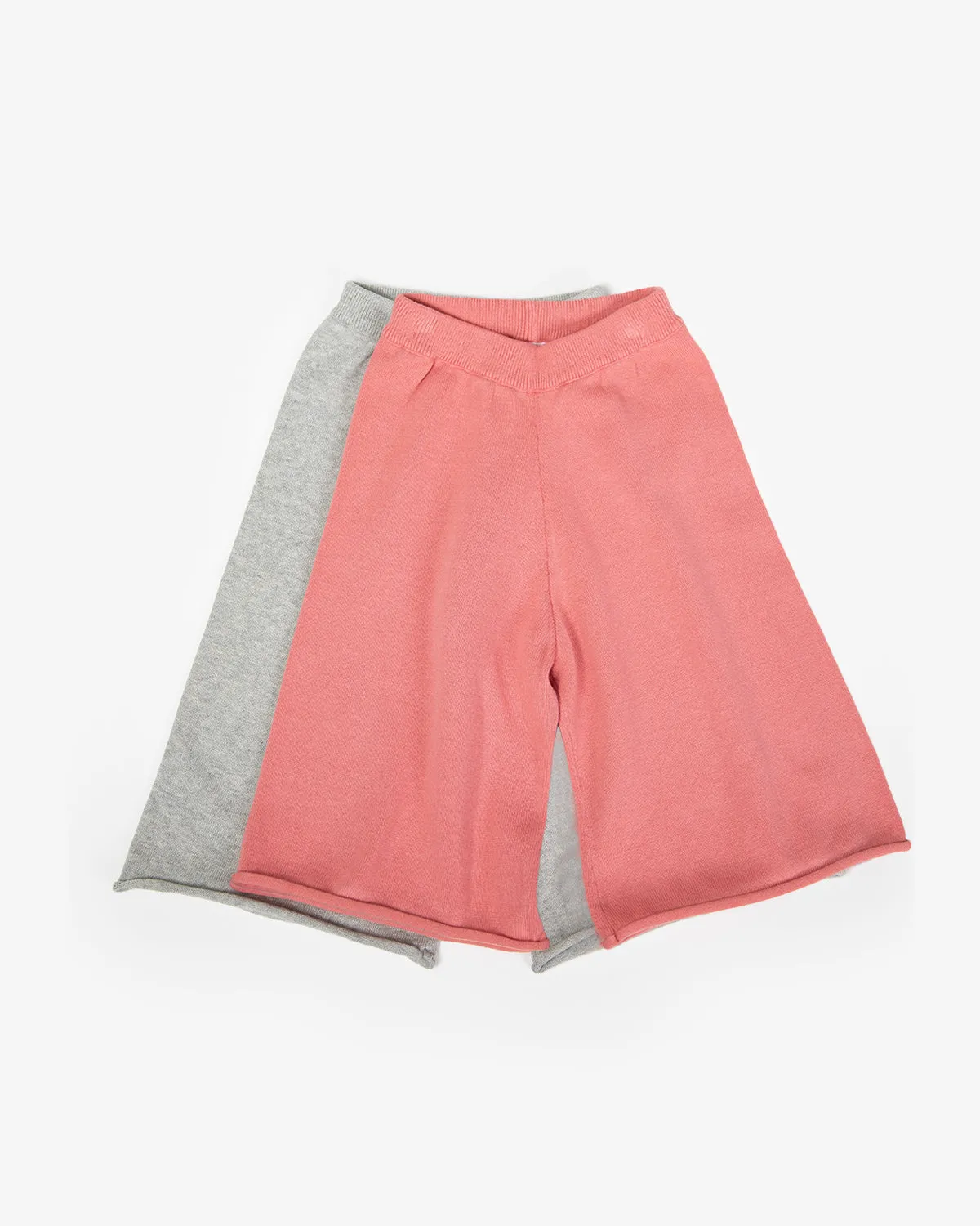 Boxy Cotton Wide Pants | Coral