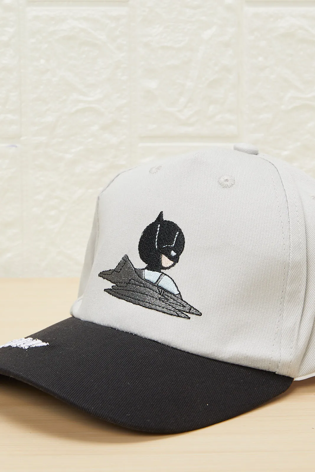 Boys Beige Batman Cap