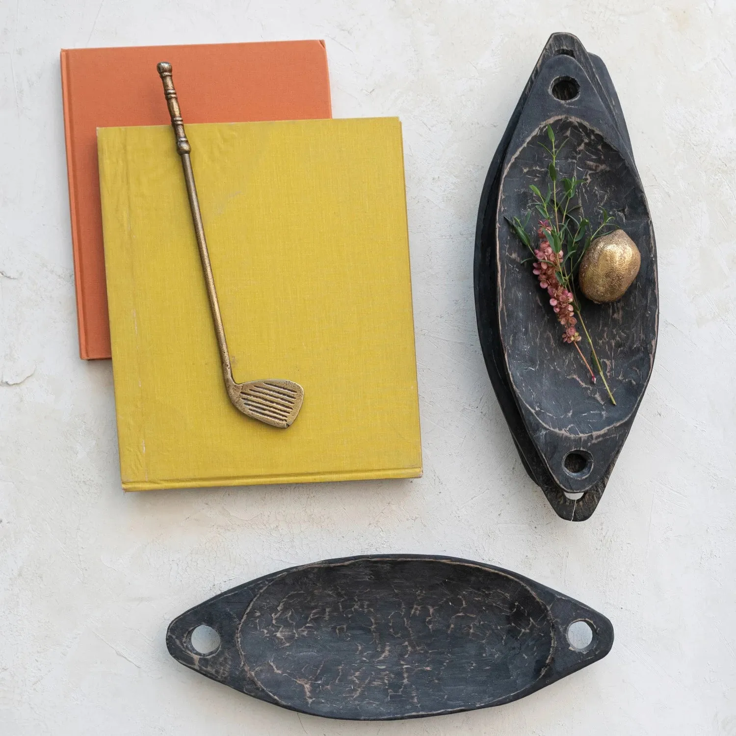 Brass Golf Club Décor