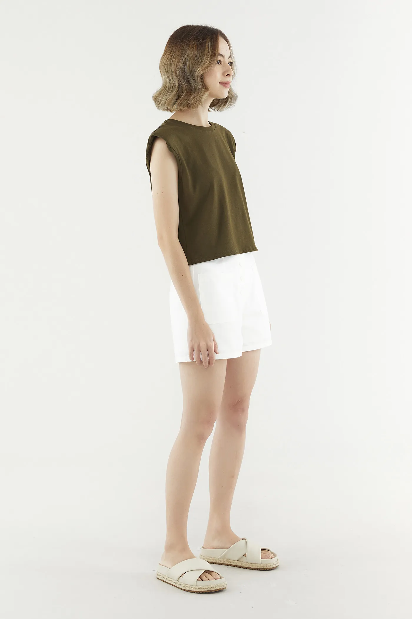 Brisha Button Shorts 
