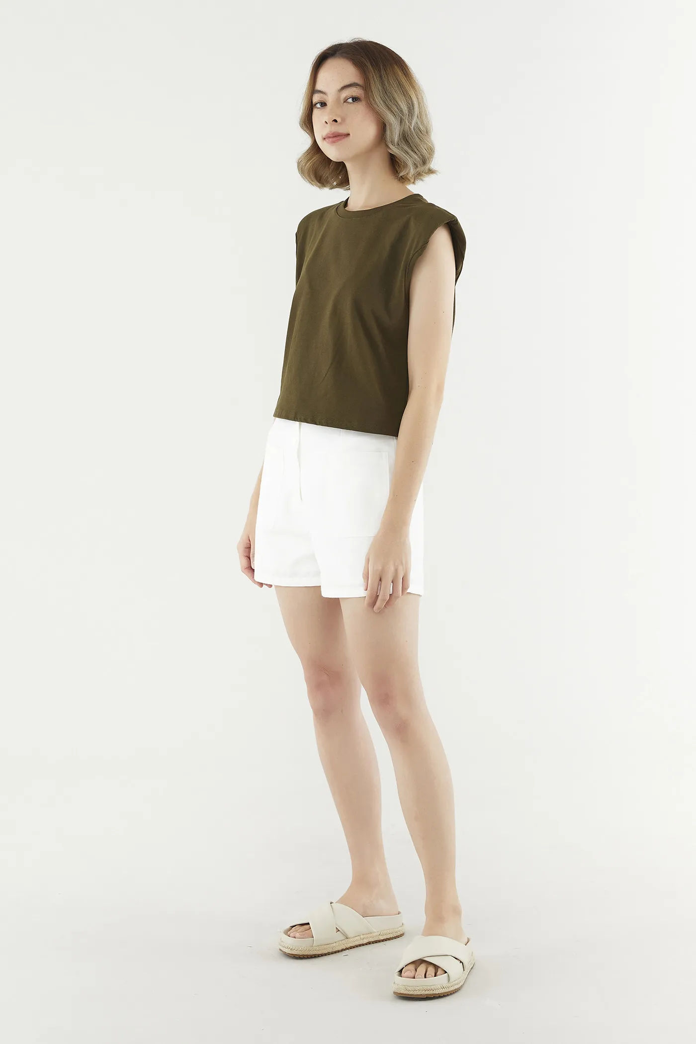 Brisha Button Shorts 