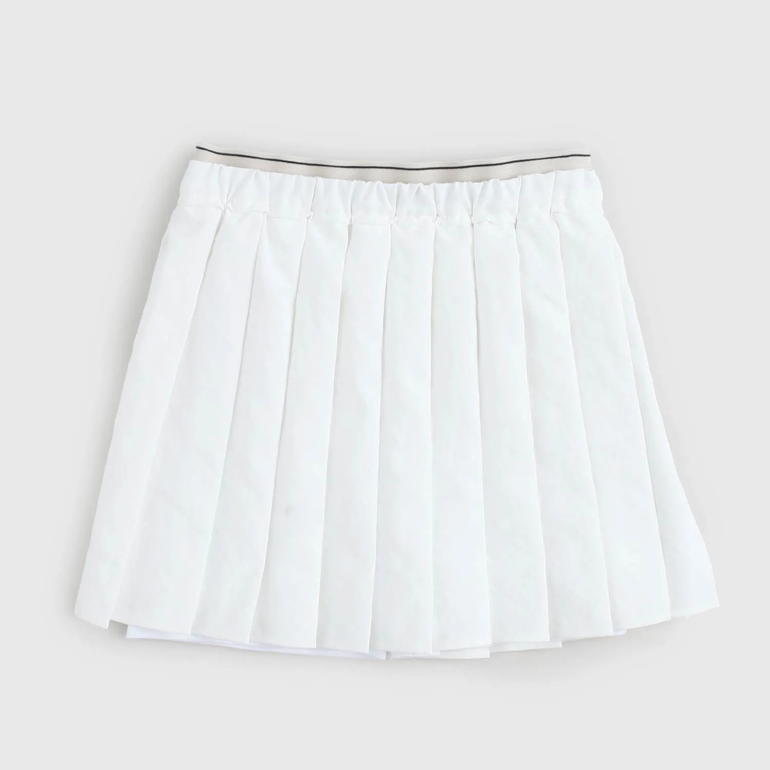 Brunello Cucinelli White Tennis Style Skirt With Shorts