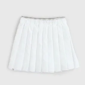 Brunello Cucinelli White Tennis Style Skirt With Shorts