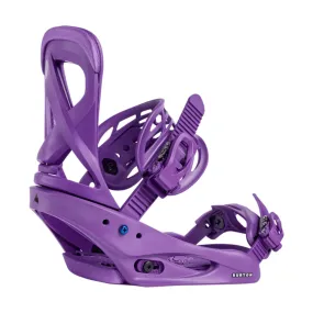 Burton Womens Scribe Snowboard Bindings Imperial Purple 2025